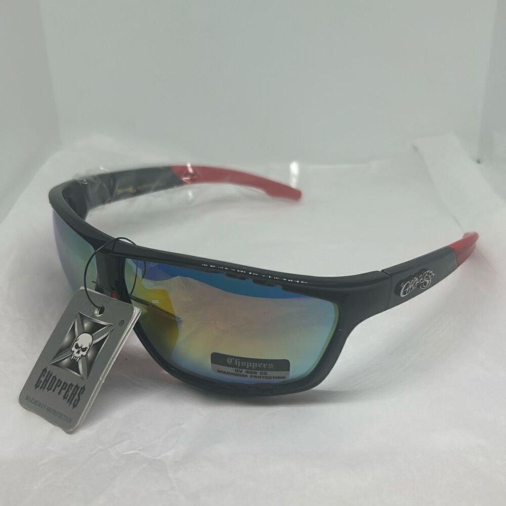 Choppers CP6768 Biker Sunglasses – UV400 Protection | Wrap Oval Design